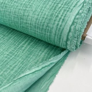 Double gauze/muslin Vintage green