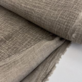 Double gauze/muslin Vintage taupe