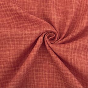 Double gauze/muslin Vintage red