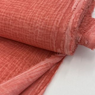 Double gauze/muslin Vintage red