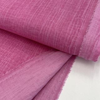 Double gauze/muslin Vintage fuchsia