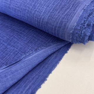Double gauze/muslin Vintage cobalt