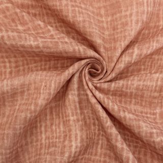 Double gauze/muslin Vintage brick