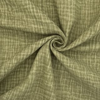 Double gauze/muslin Vintage khaki