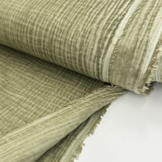 Double gauze/muslin Vintage khaki