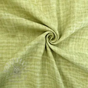 Double gauze/muslin Vintage lime