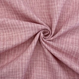 Double gauze/muslin Vintage old pink