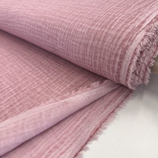 Double gauze/muslin Vintage old pink