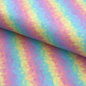 Jersey Kaleido rainbow pastel digital print