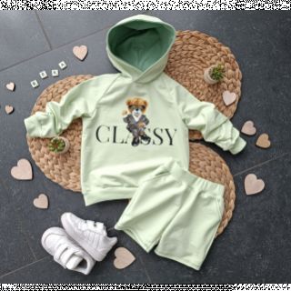 Sweat fabric PREMIUM lime cream