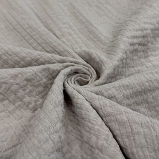 Cotton fabric STRETCH Baby beige