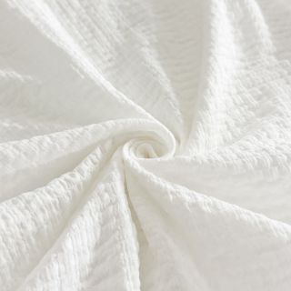 Cotton fabric STRETCH Baby off white