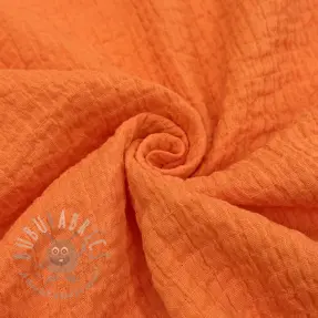 Cotton fabric STRETCH Baby orange
