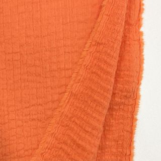 Cotton fabric STRETCH Baby orange