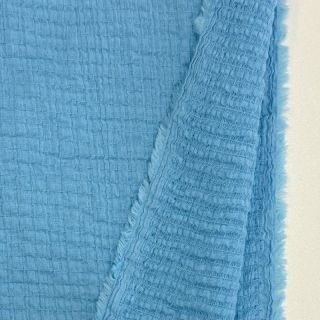 Cotton fabric STRETCH Baby blue