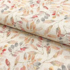 Linen viscose Natural Lin Lissy pink digital print