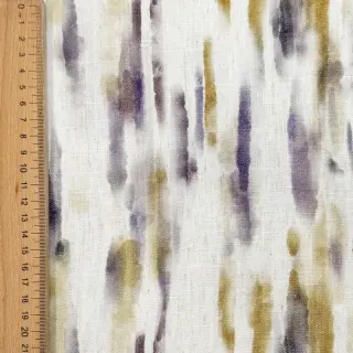 Linen viscose Natural Lin Lina green digital print
