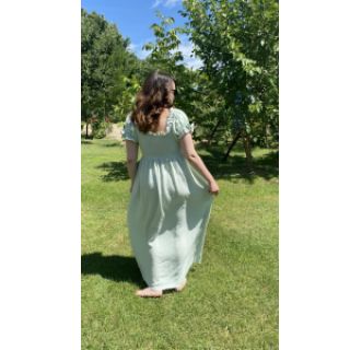 Double gauze/muslin mint ORGANIC