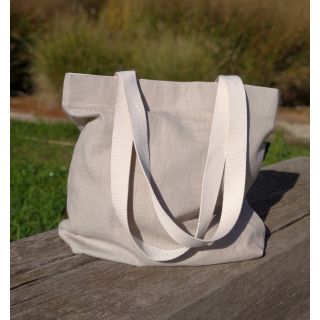 Linen enzyme washed light sand