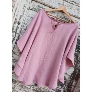 Double gauze/muslin light lilac ORGANIC