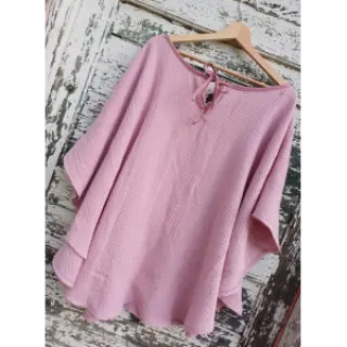 Double gauze/muslin light lilac ORGANIC