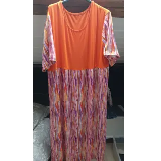 Viscose RADIANCE Abstract stripes pink digital print
