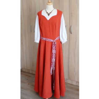 Linen enzyme washed STONEWASHED rust