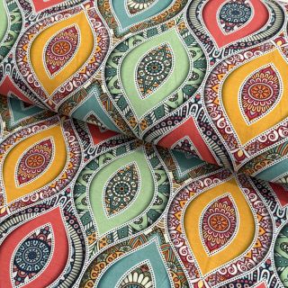 Jersey VISCOSE LYCRA HEAVY Vintage B digital print
