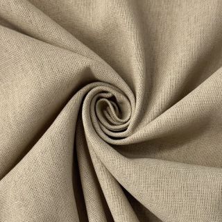 Cotton fabric with linen PREMIUM pebble