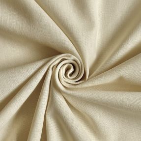 Cotton fabric with linen PREMIUM ecru