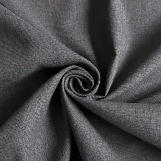 Cotton fabric with linen PREMIUM dark grey