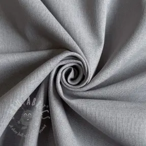 Cotton fabric with linen PREMIUM light grey