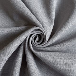 Cotton fabric with linen PREMIUM light grey