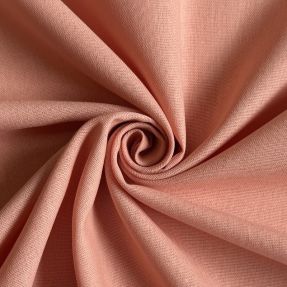 Cotton fabric with linen PREMIUM salmon