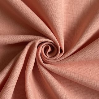 Cotton fabric with linen PREMIUM salmon