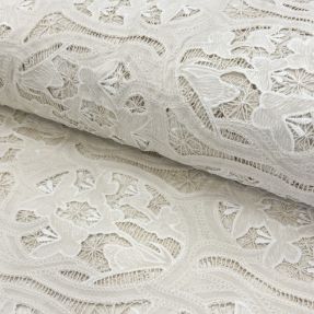 Cotton fabric EMBROIDERY Blanchette design A