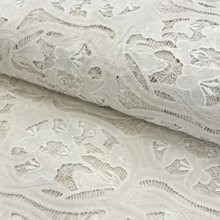 Cotton fabric EMBROIDERY Blanchette design A