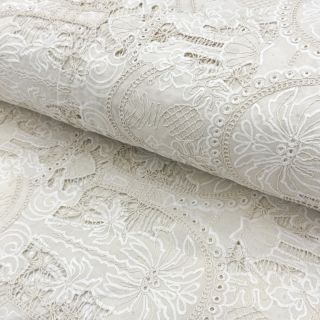 Cotton fabric EMBROIDERY Blanchette design B