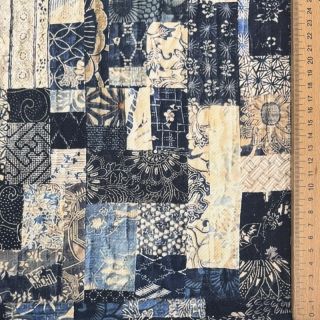 Cotton fabric TWILL DENIM Mix print design A