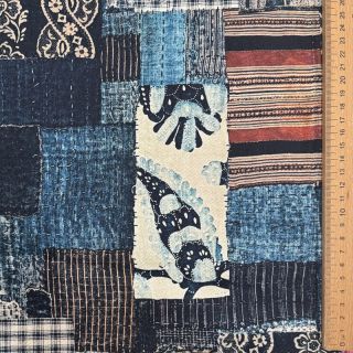 Cotton fabric TWILL DENIM Mix print design B