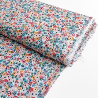 Viscose Florales blue