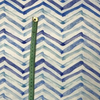 Outdoor decoration fabric teflon WATERCOLOUR ZIGZAG