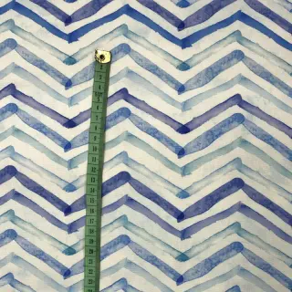 Outdoor decoration fabric teflon WATERCOLOUR ZIGZAG