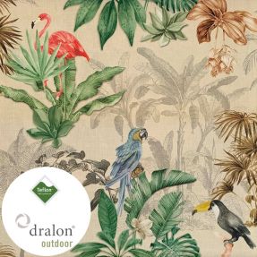 Outdoor decoration fabric TEFLON PALMTREES