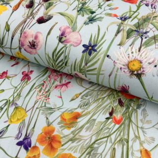Outdoor decoration fabric teflon Wildflower Sunny Field