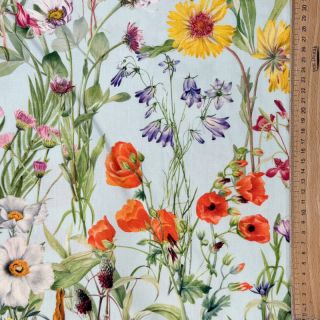 Outdoor decoration fabric teflon Wildflower Sunny Field
