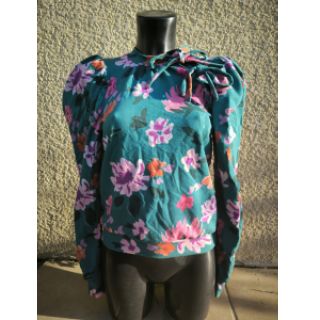 Sweat fabric NERIDA HANSEN Colette petrol digital print