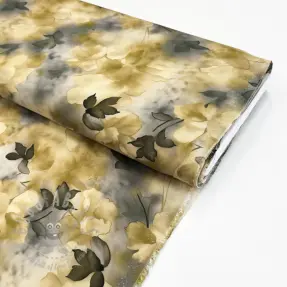 Viscose Lewis design E digital print