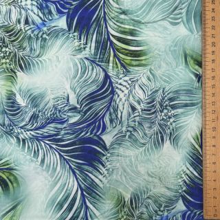 Viscose Rose design E digital print