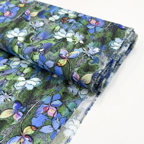 Viscose Aster design E digital print